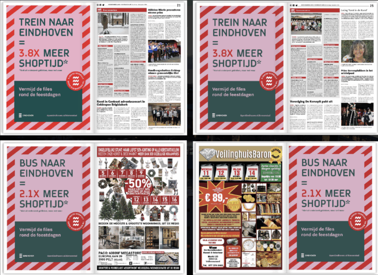 Binnenstadcampagne Eindhoven anders reizen - Kirsten de Vos