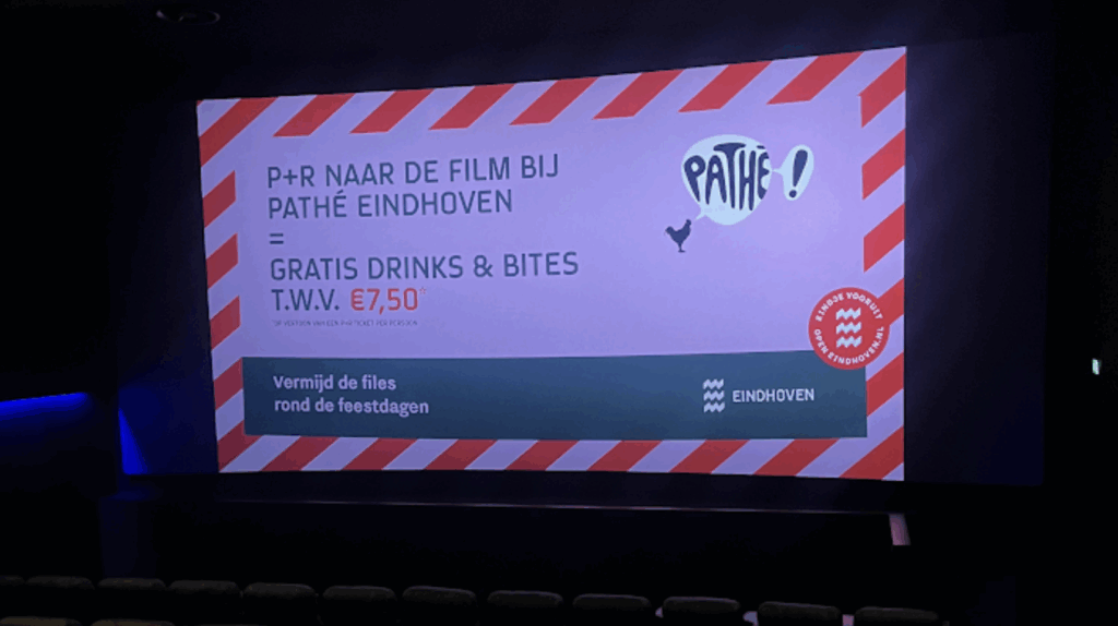 Binnenstadscampagne Eindhoven - samenwerking Pathe Eindhoven - Kirsten de Vos